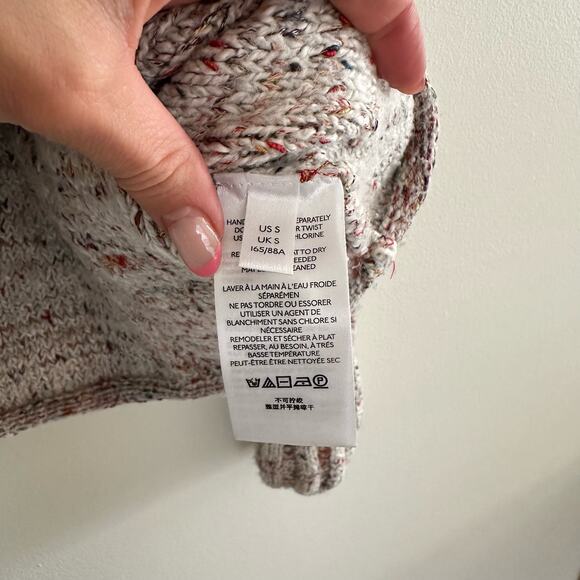Anthropologie Pilcro Cowl Neck Multi Fleck Chunky Knit Sweater S - Picture 6 of 9